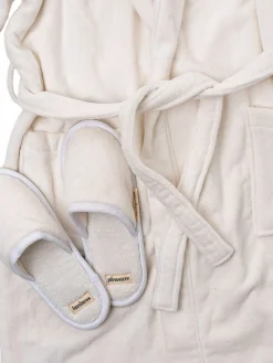 Robe & Slipper Set - Antique White^Business & Pleasure Co. Online
