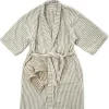 Robe & Slipper Set - Lauren'S Sage Stripe^Business & Pleasure Co. Fashion
