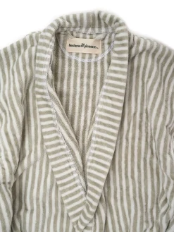 Robe & Slipper Set - Lauren'S Sage Stripe^Business & Pleasure Co. Fashion