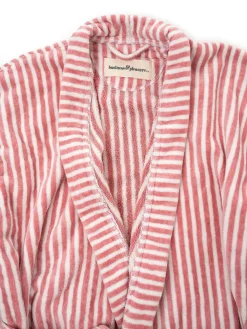 Robe & Slipper Set - Lauren'S Pink Stripe^Business & Pleasure Co. Fashion
