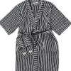 Robe & Slipper Set - Lauren'S Navy Stripe^Business & Pleasure Co. Clearance