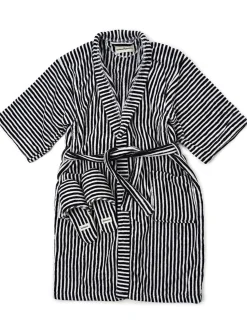 Robe & Slipper Set - Lauren'S Navy Stripe^Business & Pleasure Co. Clearance
