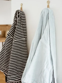 Robe & Slipper Set - Lauren'S Navy Stripe^Business & Pleasure Co. Clearance