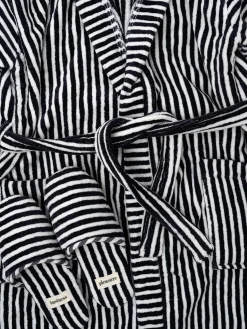 Robe & Slipper Set - Lauren'S Navy Stripe^Business & Pleasure Co. Clearance