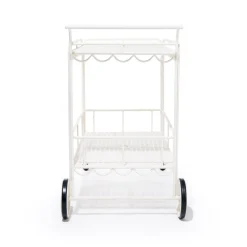 The Al Fresco Bar Cart - Antique White^Business & Pleasure Co. Clearance