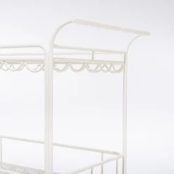 The Al Fresco Bar Cart - Antique White^Business & Pleasure Co. Clearance