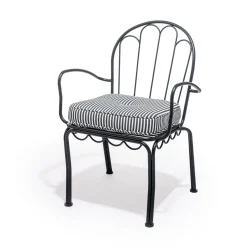 The Al Fresco Chair Cushion - Lauren'S Navy Stripe^Business & Pleasure Co. Online