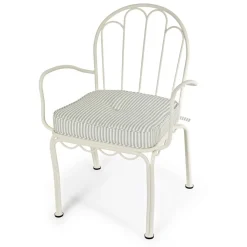 The Al Fresco Chair Cushion - Lauren'S Sage Stripe^Business & Pleasure Co. Discount