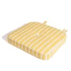The Al Fresco Chair Cushion - Monaco Mimosa Stripe^Business & Pleasure Co. Online