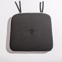 The Al Fresco Chair Cushion - Rivie Black^Business & Pleasure Co. Online