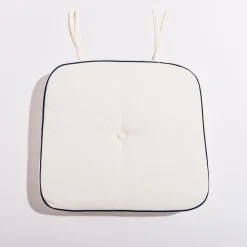 The Al Fresco Chair Cushion - Rivie White^Business & Pleasure Co. Sale