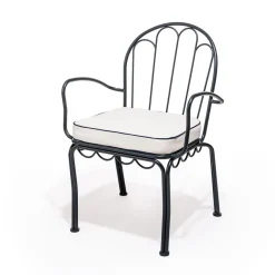 The Al Fresco Chair Cushion - Rivie White^Business & Pleasure Co. Sale