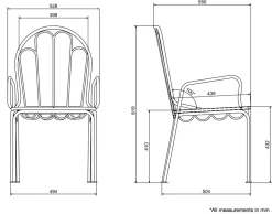 The Al Fresco Dining Chair - Antique White^Business & Pleasure Co. Clearance