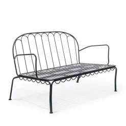 The Al Fresco Love Seat - Vintage Black^Business & Pleasure Co. Sale