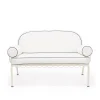 The Al Fresco Love Seat Cushion Set - Rivie White^Business & Pleasure Co. New