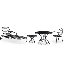 The Al Fresco Side Table - Vintage Black^Business & Pleasure Co. Hot