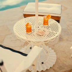 The Al Fresco Side Table - Antique White^Business & Pleasure Co. Sale