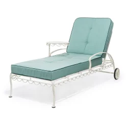 The Al Fresco Sun Lounger Cushion - Rivie Green^Business & Pleasure Co. Fashion
