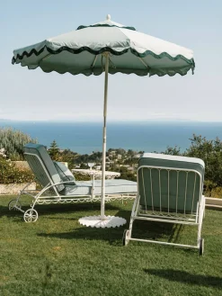 The Al Fresco Sun Lounger Cushion - Rivie Green^Business & Pleasure Co. Fashion