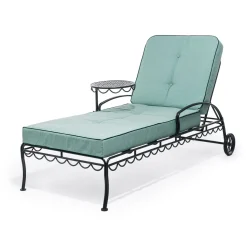 The Al Fresco Sun Lounger Cushion - Rivie Green^Business & Pleasure Co. Fashion