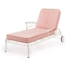 The Al Fresco Sun Lounger Cushion - Rivie Pink^Business & Pleasure Co. Hot