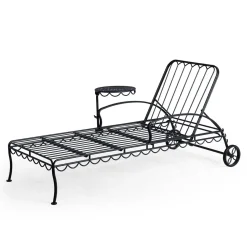 The Al Fresco Sun Lounger - Vintage Black^Business & Pleasure Co. Discount
