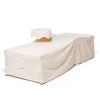 The Al Fresco Sun Lounger Cover - Off White^Business & Pleasure Co. Outlet