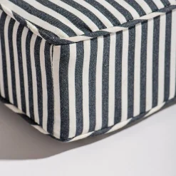 The Al Fresco Sun Lounger Cushion - Lauren'S Navy Stripe^Business & Pleasure Co. Fashion
