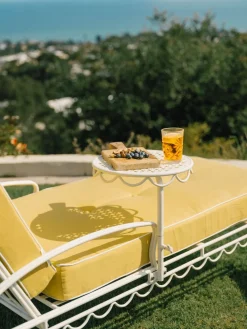 The Al Fresco Sun Lounger Cushion - Rivie Mimosa^Business & Pleasure Co. Outlet