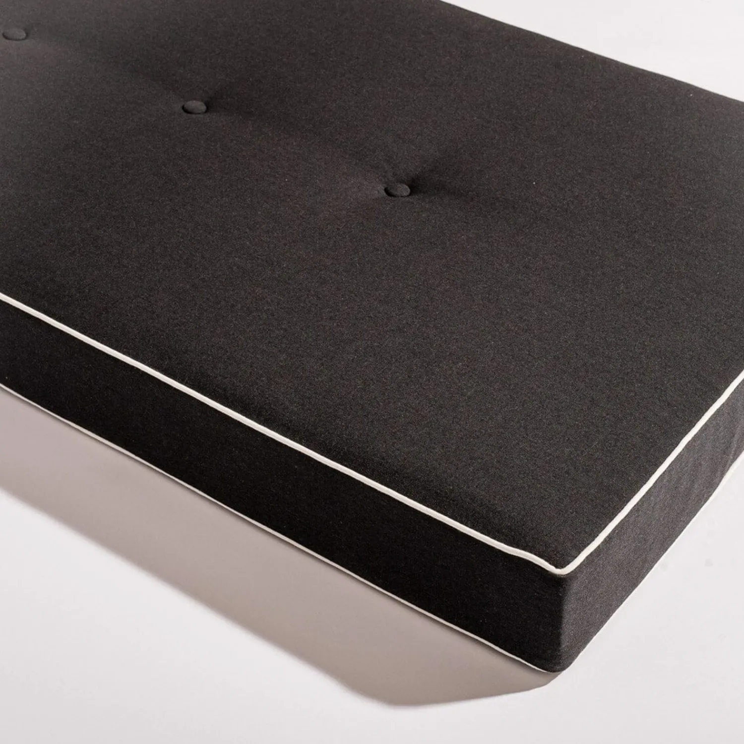 The Al Fresco Sun Lounger Cushion - Rivie Black^Business & Pleasure Co. Outlet