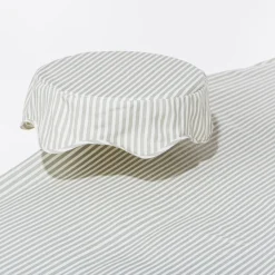 The Al Fresco Sun Lounger Cover - Lauren'S Sage Stripe^Business & Pleasure Co. Fashion