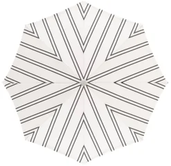 The Amalfi Umbrella - Black Two Stripe^Business & Pleasure Co. Sale