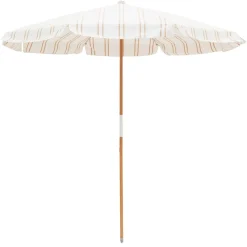 The Amalfi Umbrella - Sand Two Stripe^Business & Pleasure Co. New