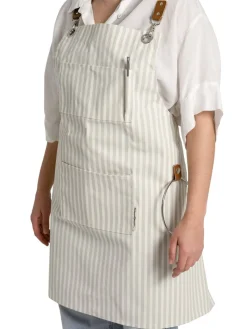 The Apron - Lauren'S Sage Stripe^Business & Pleasure Co. Fashion