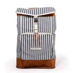 The Backpack Cooler - Laurens Navy Stripe^Business & Pleasure Co. Clearance