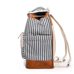 The Backpack Cooler - Laurens Navy Stripe^Business & Pleasure Co. Clearance