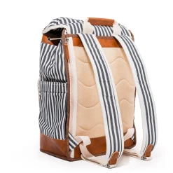 The Backpack Cooler - Laurens Navy Stripe^Business & Pleasure Co. Clearance