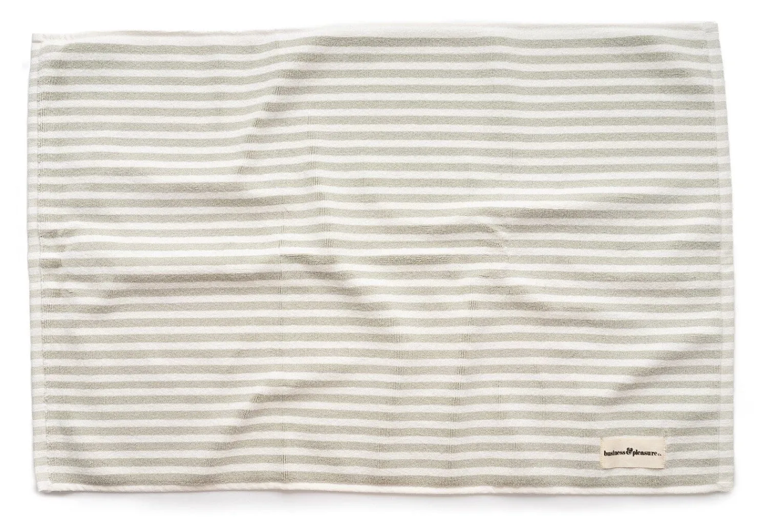 The Bath Mat - Lauren'S Sage Stripe^Business & Pleasure Co. Outlet