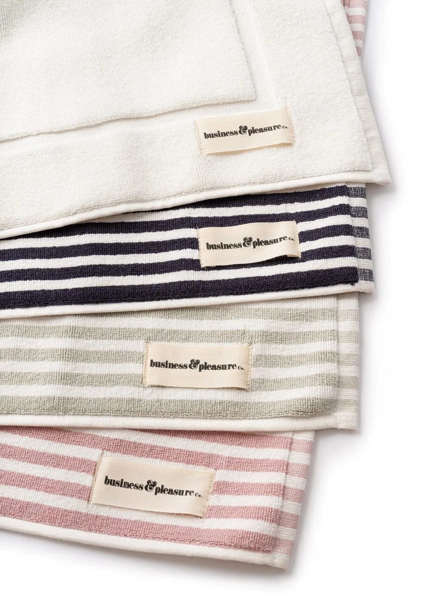 The Bath Mat - Lauren'S Sage Stripe^Business & Pleasure Co. Outlet