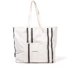 The Beach Bag - Malibu Black Stripe^Business & Pleasure Co. Outlet