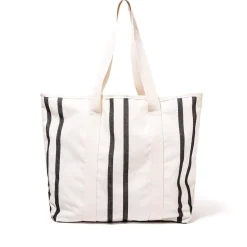 The Beach Bag - Malibu Black Stripe^Business & Pleasure Co. Outlet