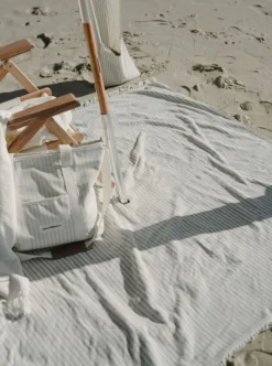The Beach Blanket - Lauren'S Sage Stripe^Business & Pleasure Co. Fashion