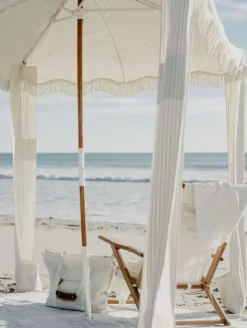 The Beach Blanket - Lauren'S Sage Stripe^Business & Pleasure Co. Fashion