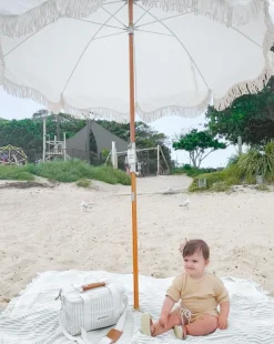 The Beach Blanket - Lauren'S Sage Stripe^Business & Pleasure Co. Fashion