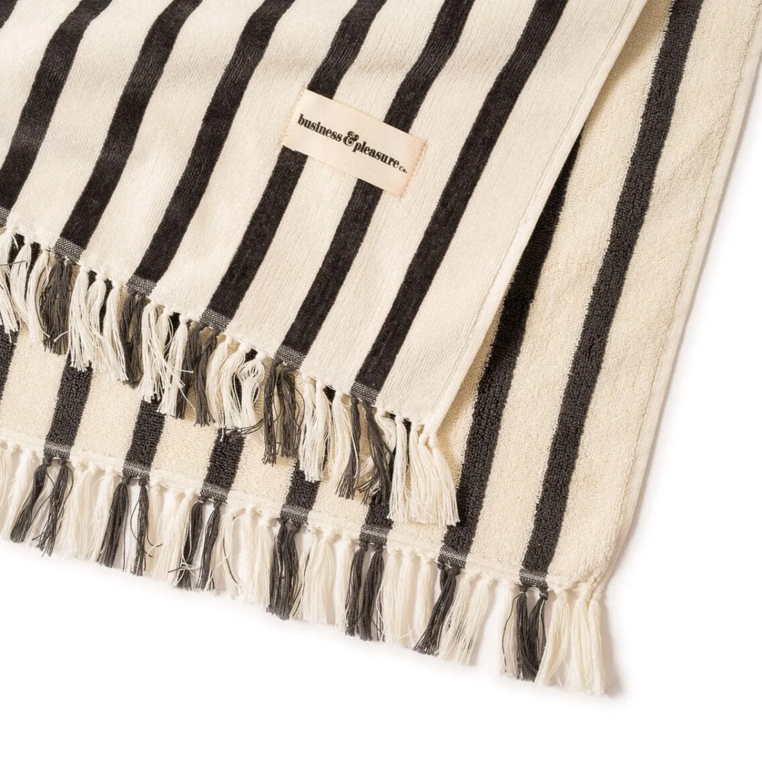 The Beach Blanket - Monaco Black Stripe^Business & Pleasure Co. Online