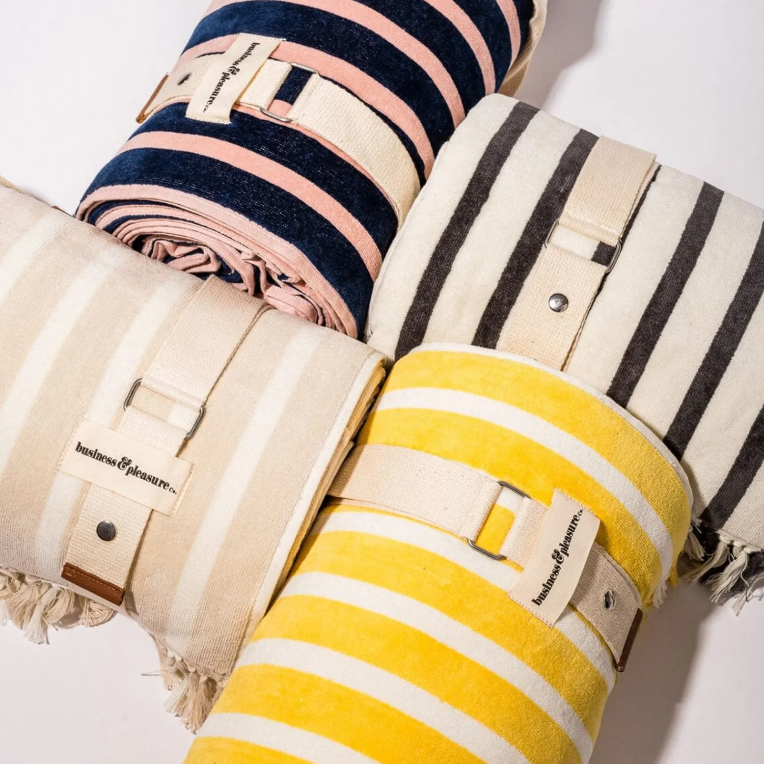 The Beach Blanket - Monaco Black Stripe^Business & Pleasure Co. Online