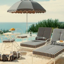 The Beach Blanket - Monaco Navy And Pink Stripe^Business & Pleasure Co. Sale