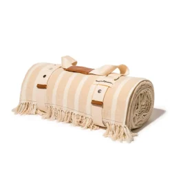 The Beach Blanket - Monaco Natural Stripe^Business & Pleasure Co. Discount