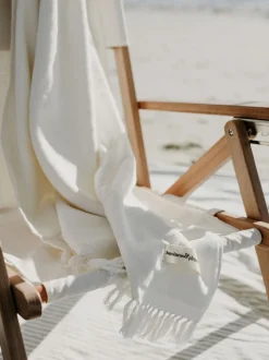 The Beach Towel - Antique White^Business & Pleasure Co. Clearance