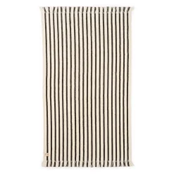The Beach Towel - Monaco Black Stripe^Business & Pleasure Co. Outlet